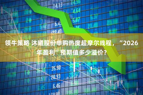 领牛策略 沐曦股份申购热度超摩尔线程，“2026年盈利”预期值多少溢价？